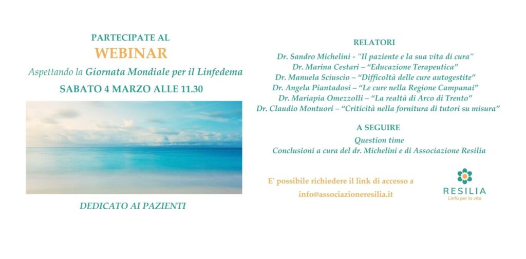 giornata mondiale per il linfedema