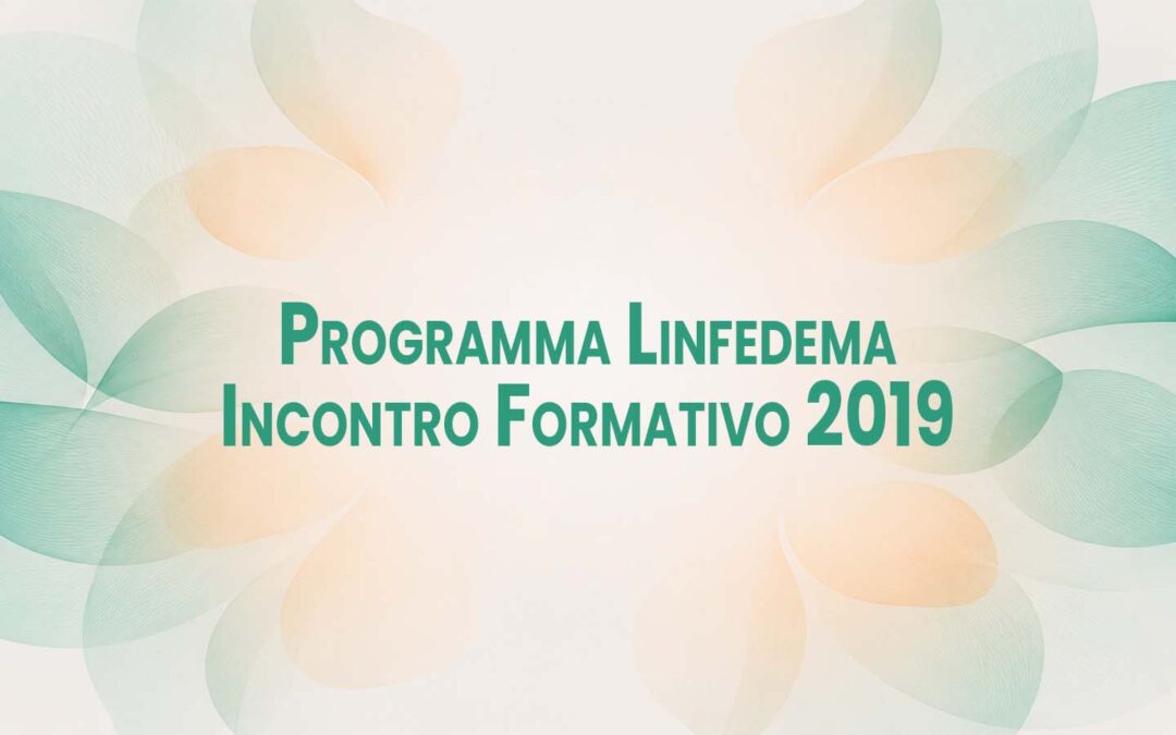 PROGRAMMA DELL’INCONTRO FORMATIVO 7 / 8 SETTEMBRE 2019
