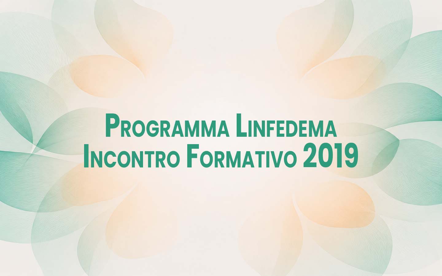 Resilia: programma dell'incontro formativo Linfedema Settembre 2019